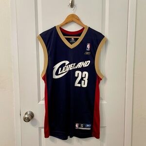 Never worn vintage Reebok LeBron James Cleveland jersey